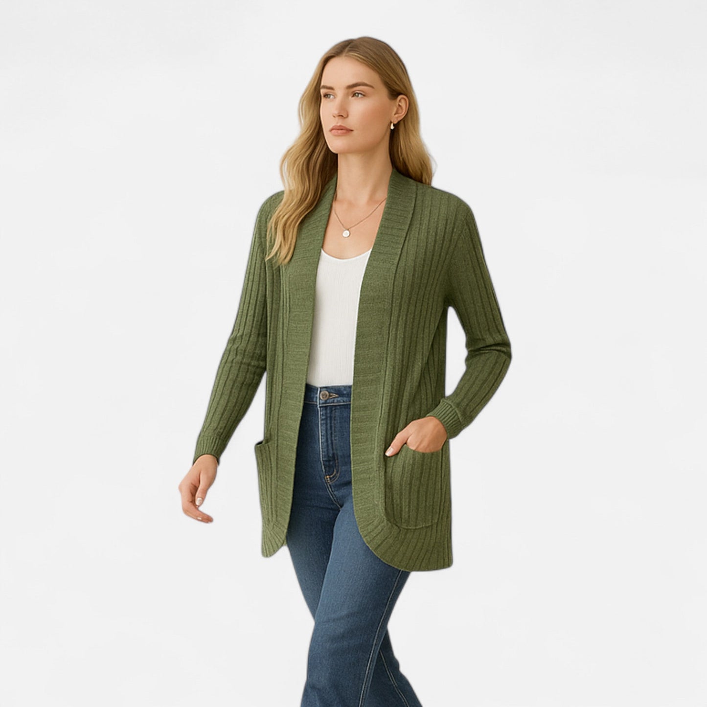 Old Ventuno | Women’s Knit Cardigan – Elegant Casual Essential