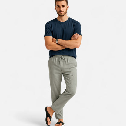 Old Ventuno | Men’s Linen Trousers – Heritage Lightweight Fit
