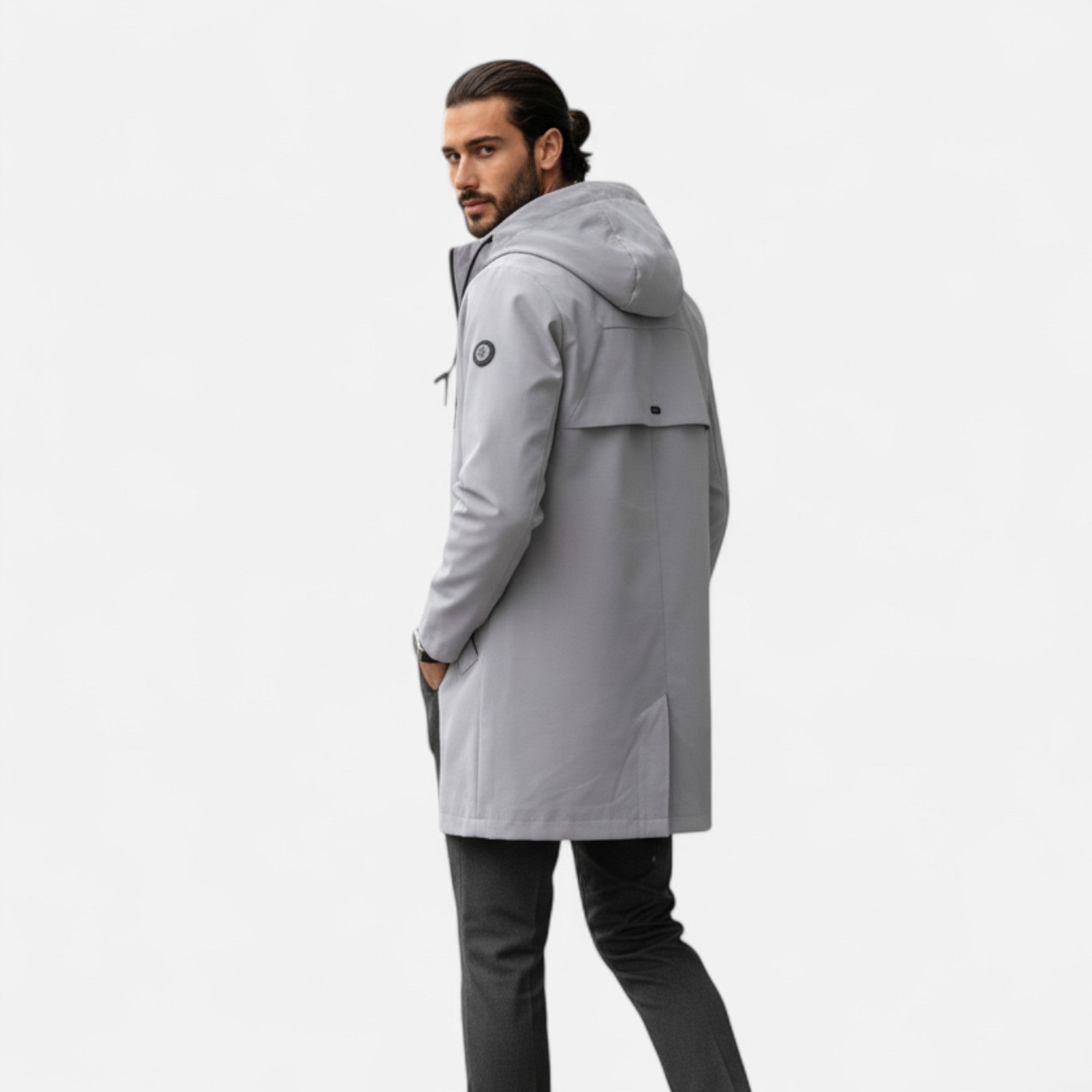 Old Ventuno | Men’s Outerwear Jacket – Youthful Cotton Blend Style