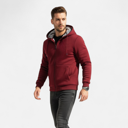 Old Ventuno | Men’s Fleece Hoodie – Casual Heritage Comfort