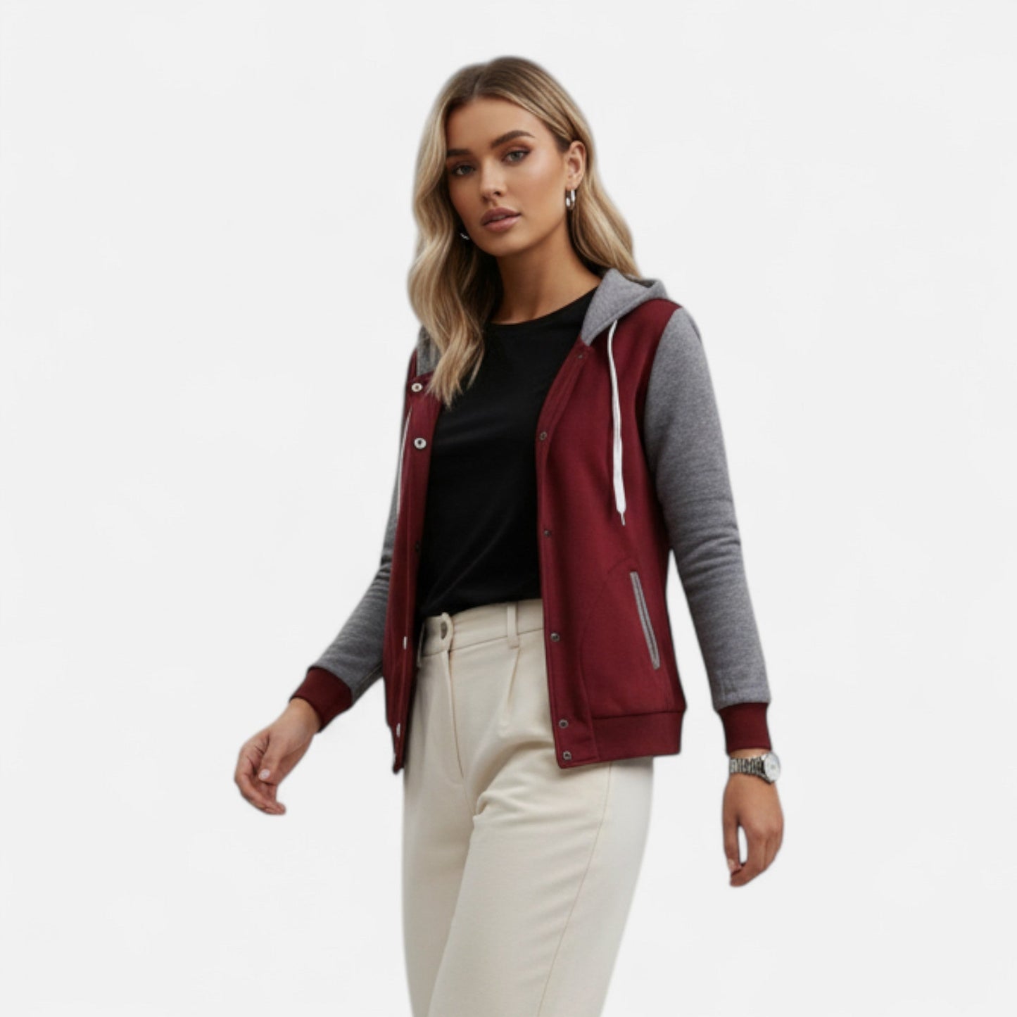 Old Ventuno | Women’s Cotton Jacket – Heritage Hooded Design