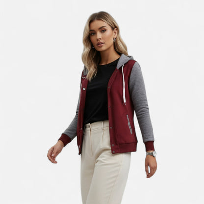 Old Ventuno | Women’s Cotton Jacket – Heritage Hooded Design