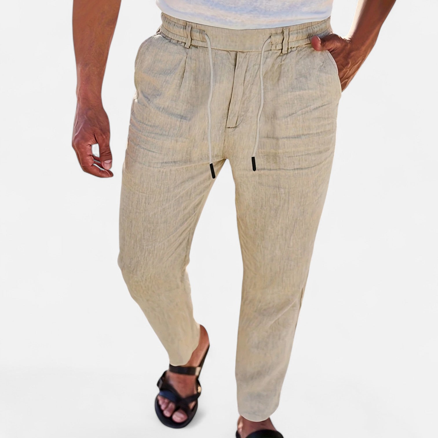 Old Ventuno | Men’s Linen Trousers – Heritage Lightweight Fit