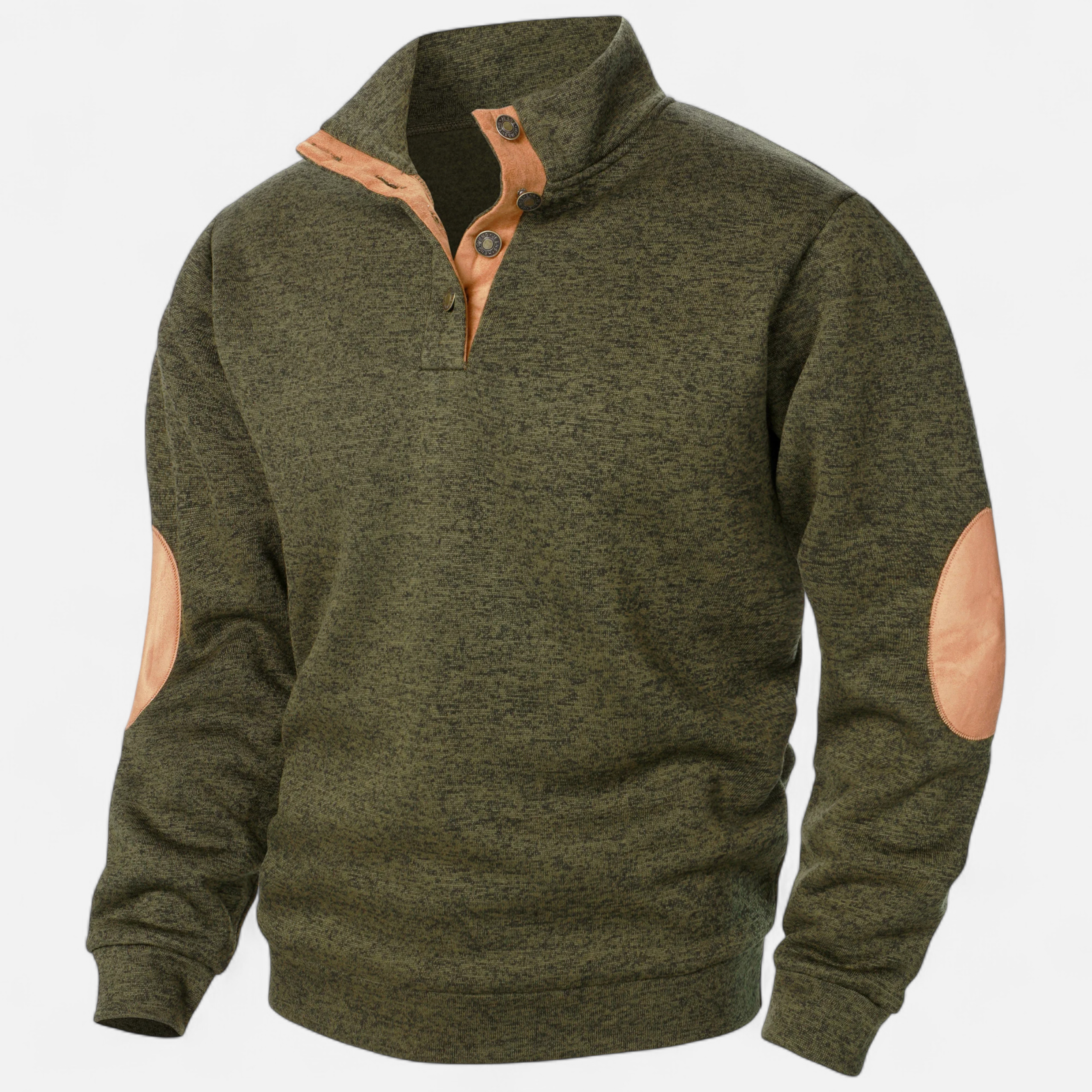 Old Ventuno | Men’s Knitted Sweater – Stand Collar Heritage Style