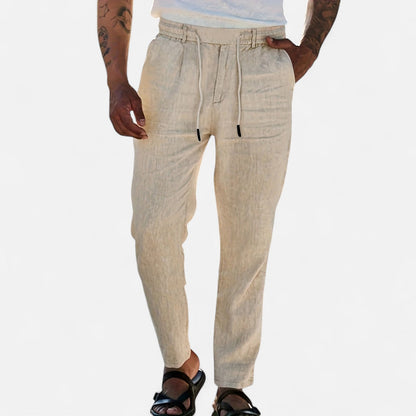 Old Ventuno | Men’s Linen Trousers – Heritage Lightweight Fit
