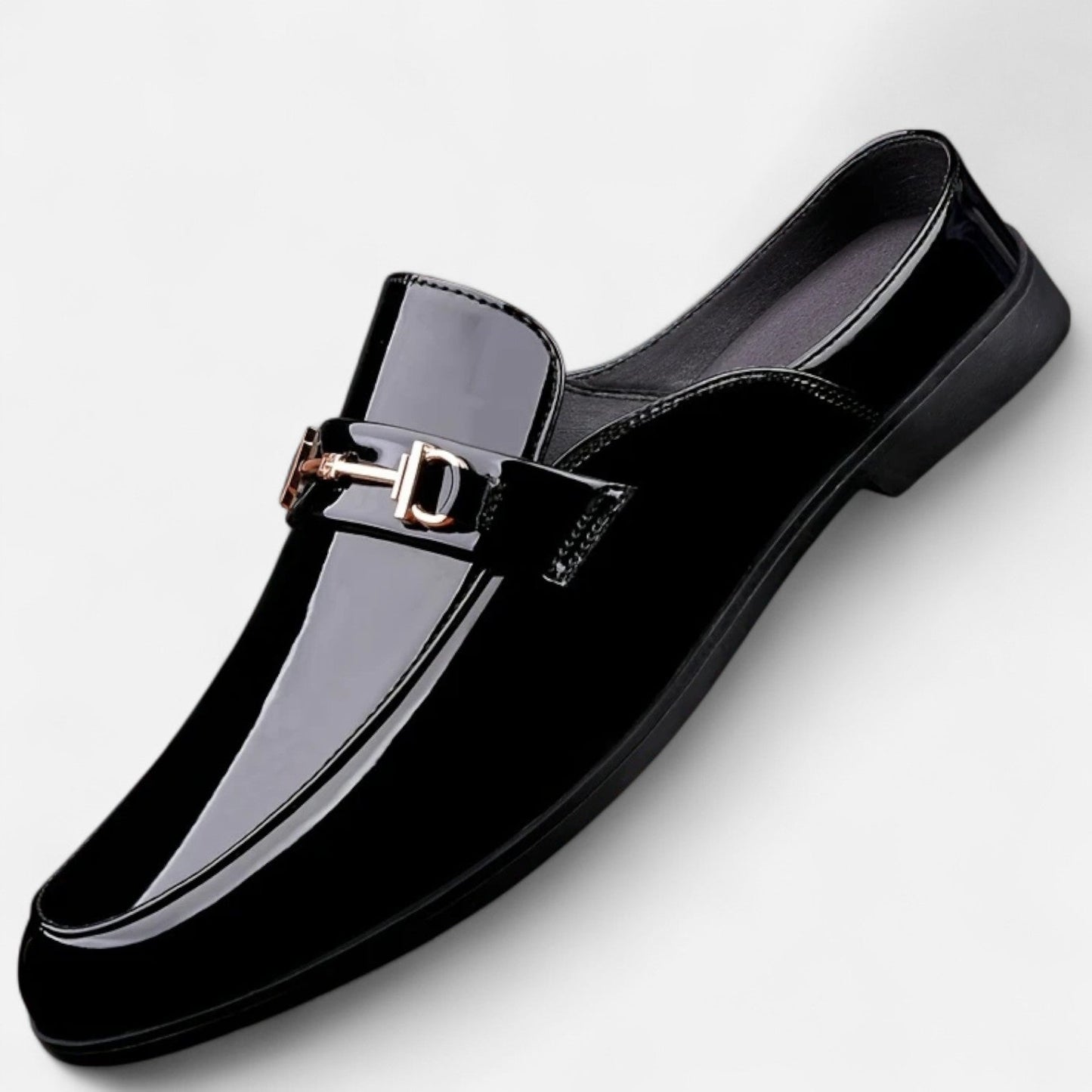 Old Ventuno | Men’s Dress Loafers – Buckled Round Toe Classic