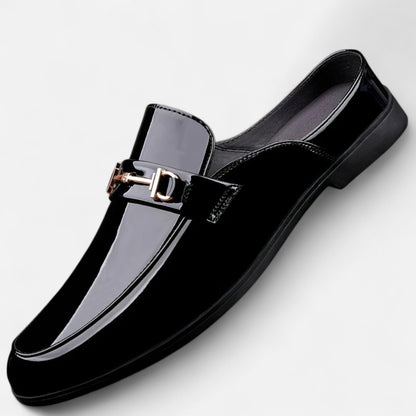 Old Ventuno | Men’s Dress Loafers – Buckled Round Toe Classic