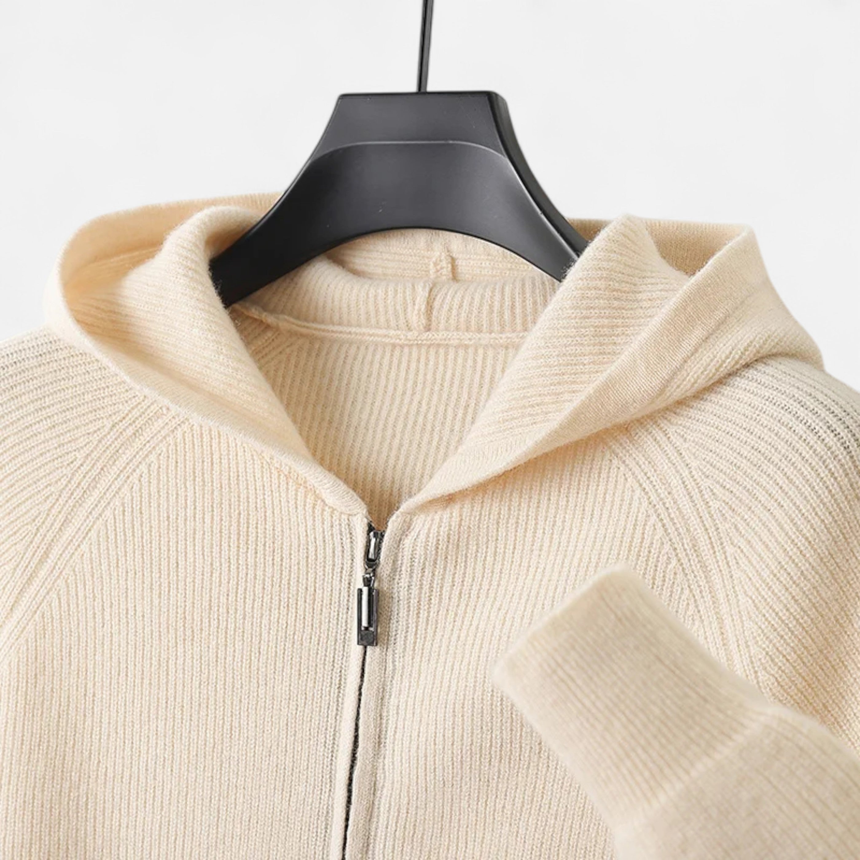 Old Ventuno | Men’s Zipped Hoodie – Heritage Merino Knitwear