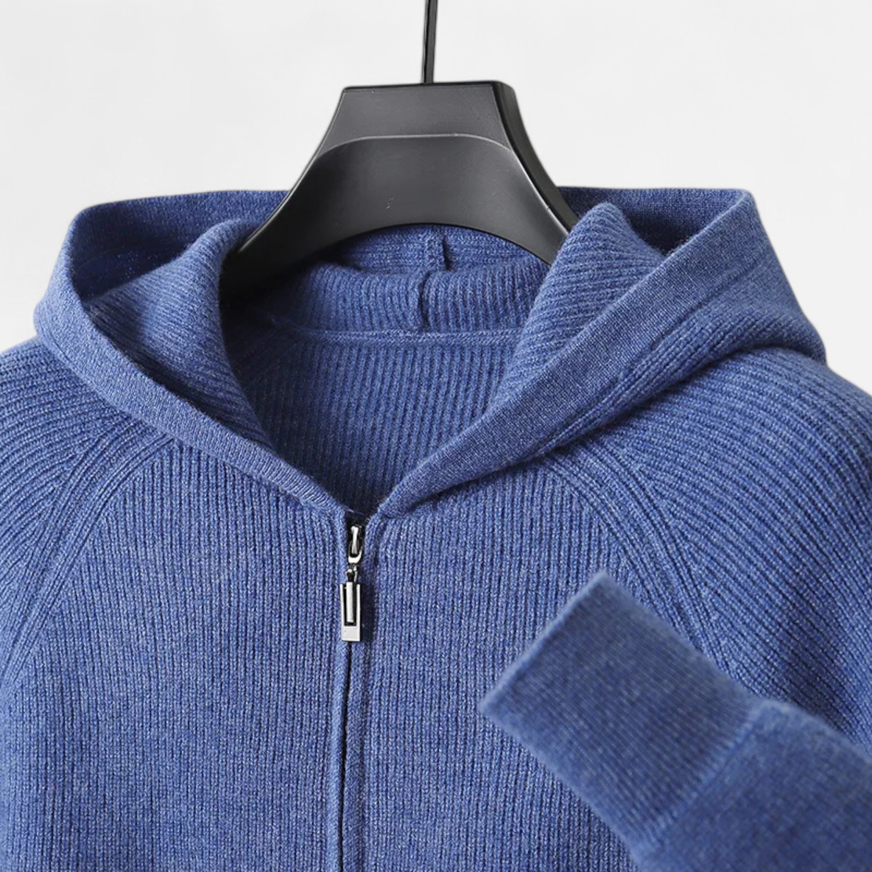 Old Ventuno | Men’s Zipped Hoodie – Heritage Merino Knitwear