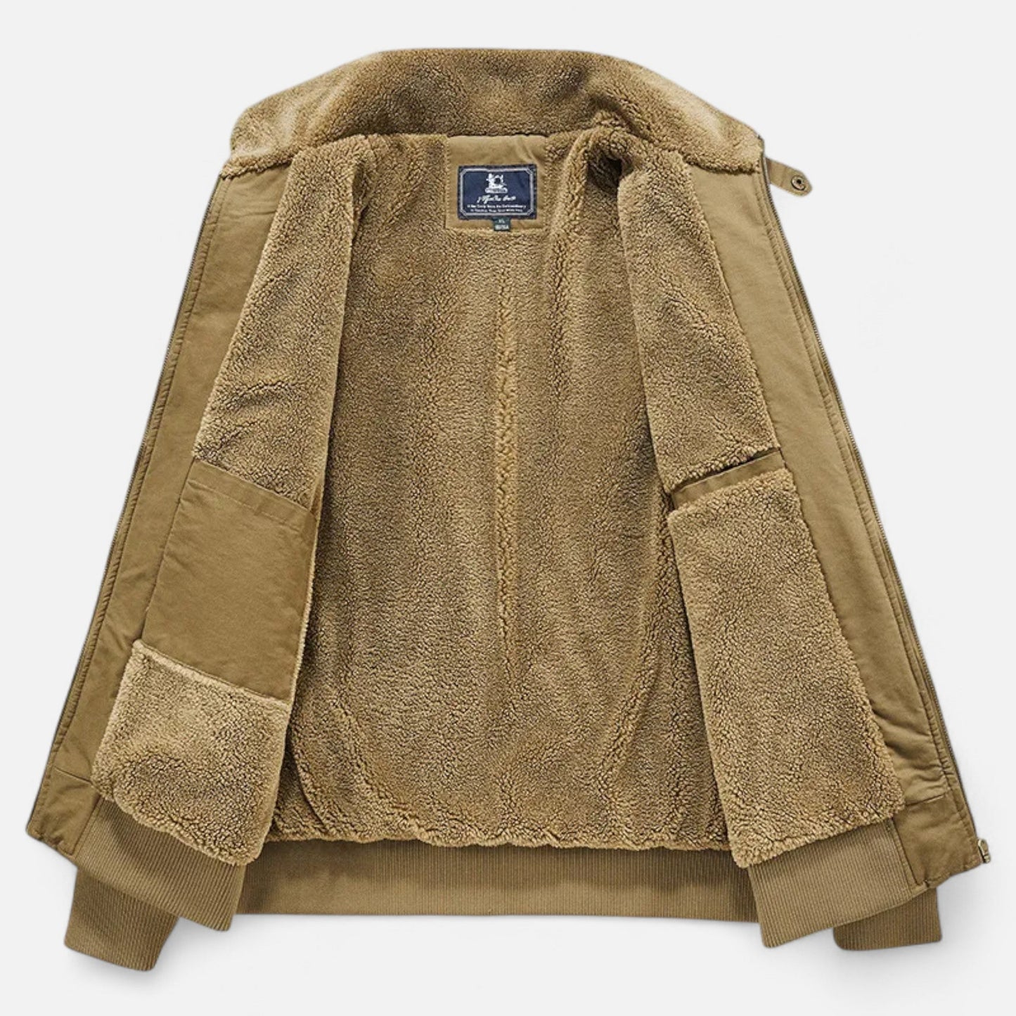 Old Ventuno | Men’s Casual Jacket – Refined Cotton & Lambswool Blend