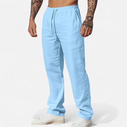 Old Ventuno | Men’s Linen Trousers – Heritage Relaxed Cut