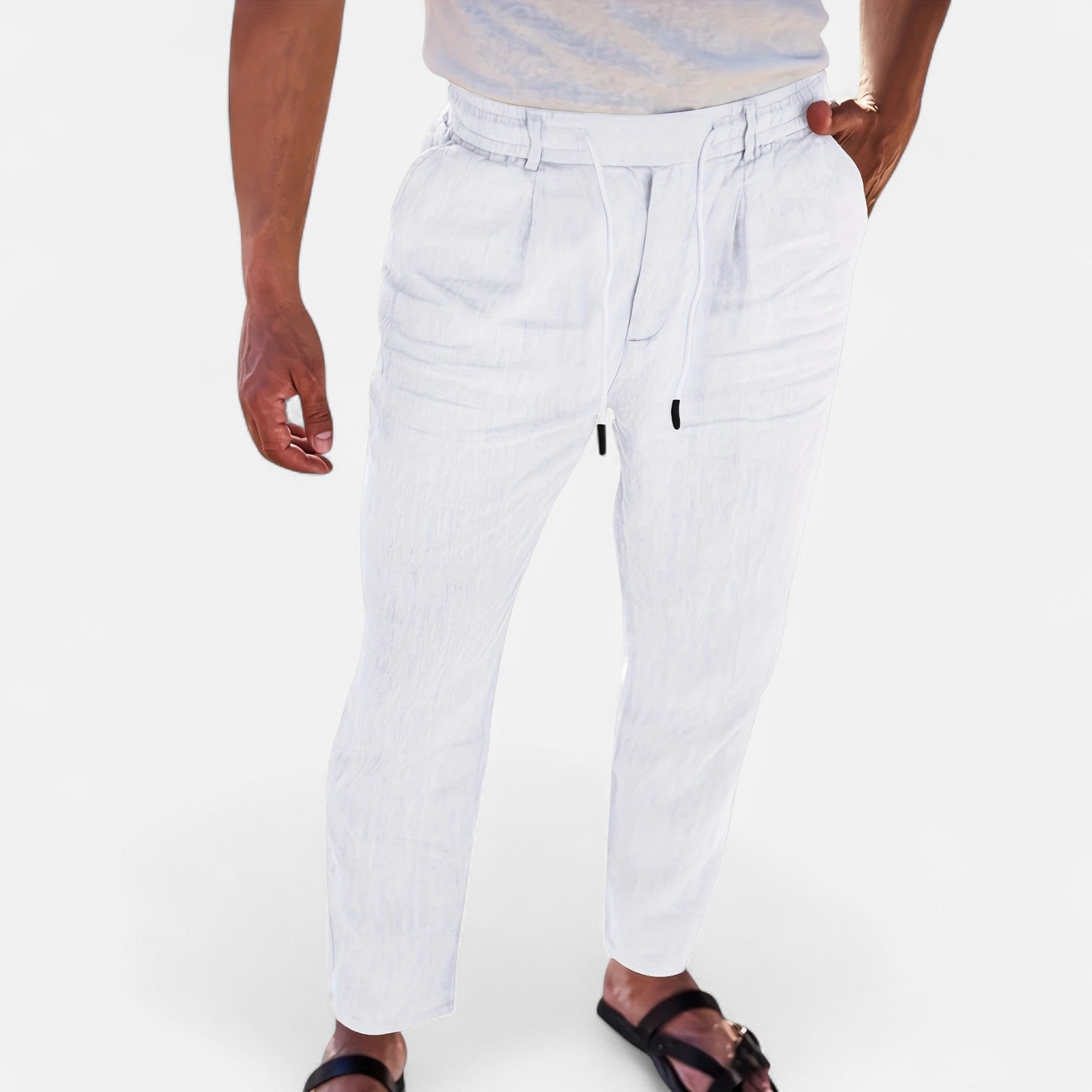 Old Ventuno | Men’s Linen Trousers – Heritage Lightweight Fit