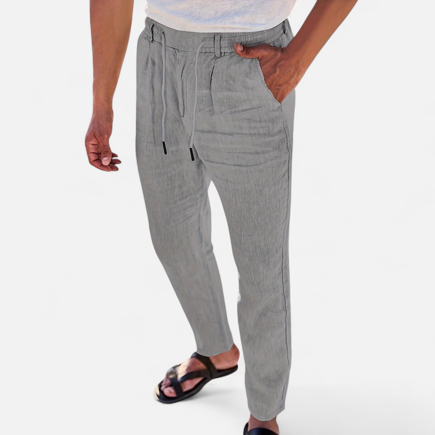 Old Ventuno | Men’s Linen Trousers – Heritage Lightweight Fit