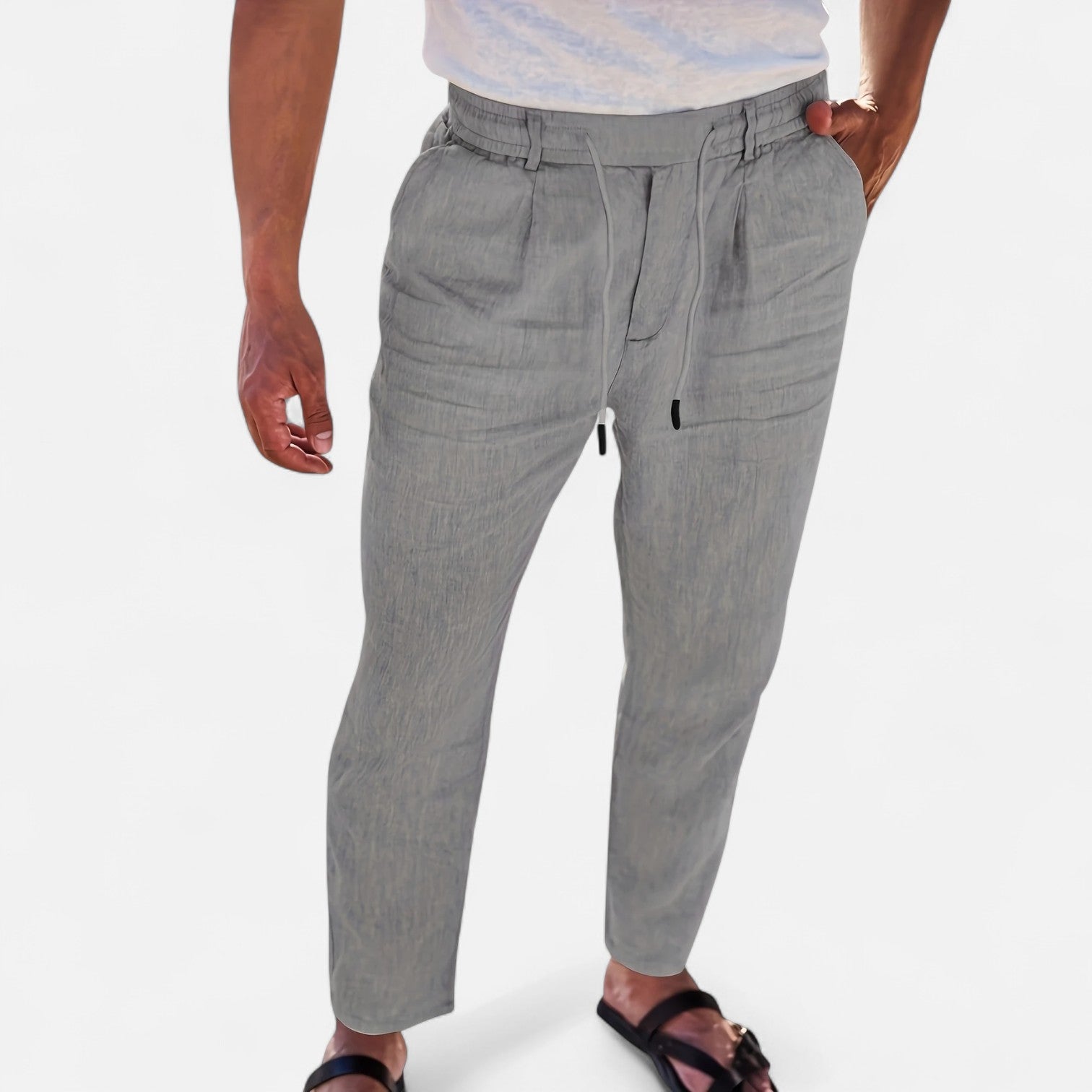 Old Ventuno | Men’s Linen Trousers – Heritage Lightweight Fit