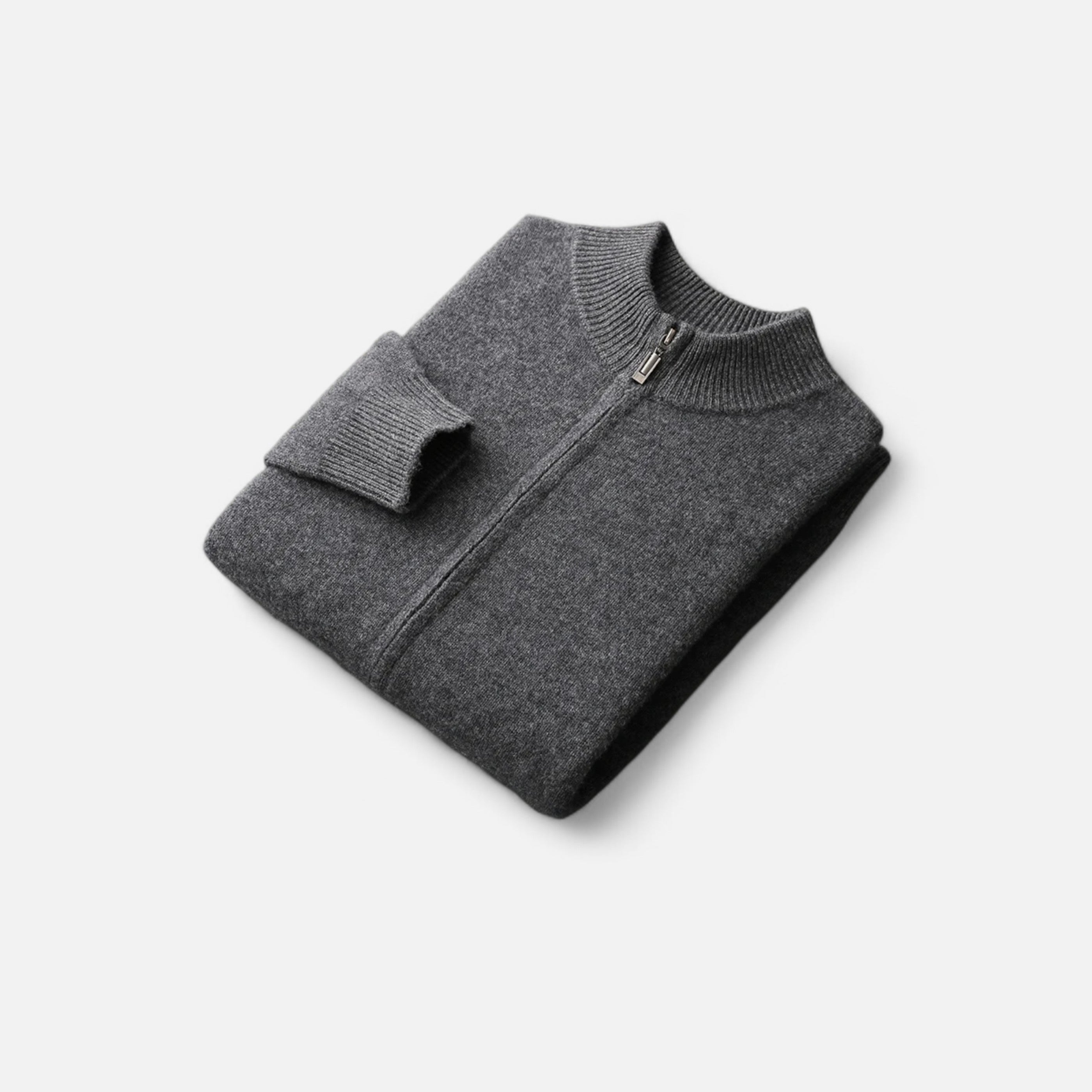 Old Ventuno | Men’s Zipped Sweater – Heritage Merino Knit
