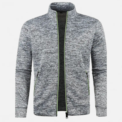 Old Ventuno | Men’s Zip Cardigan – Classic Autumn Winter Knit