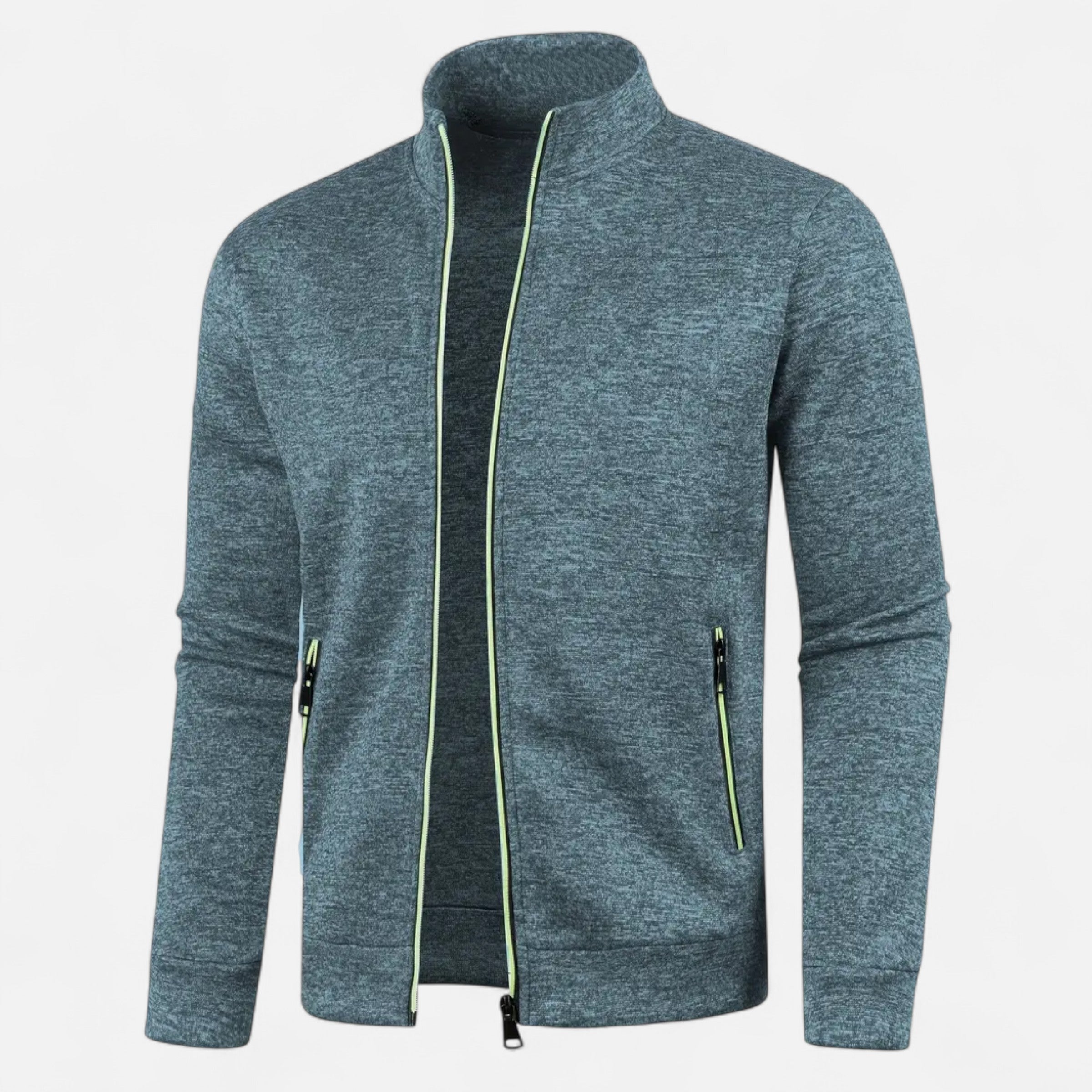 Old Ventuno | Men’s Zip Cardigan – Classic Autumn Winter Knit