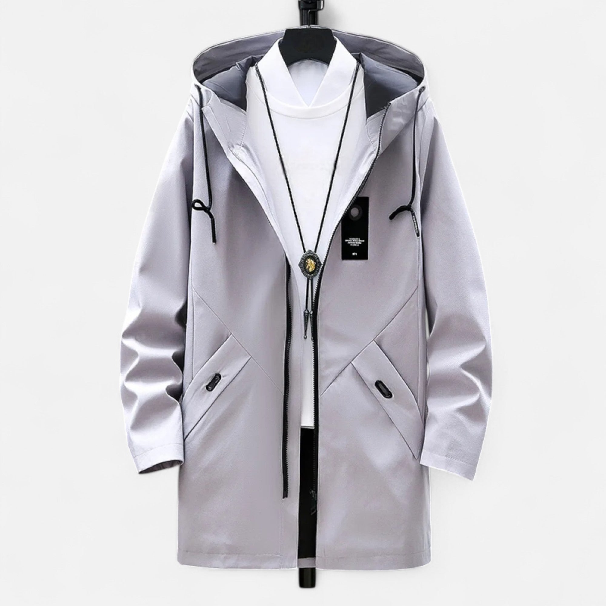 Old Ventuno | Men’s Outerwear Jacket – Youthful Cotton Blend Style