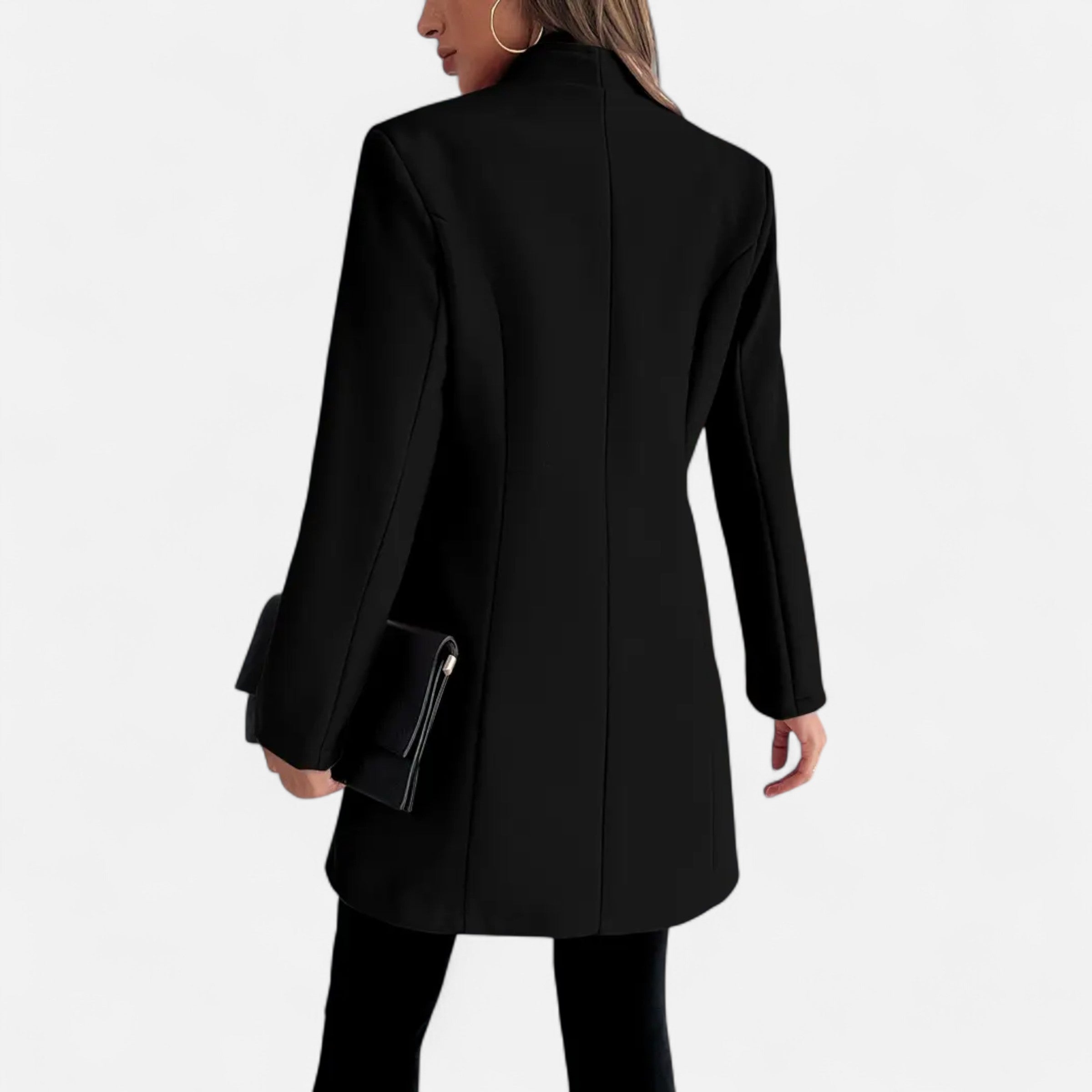 Old Ventuno | Women’s Long Coat – Refined Raglan Sleeve Design