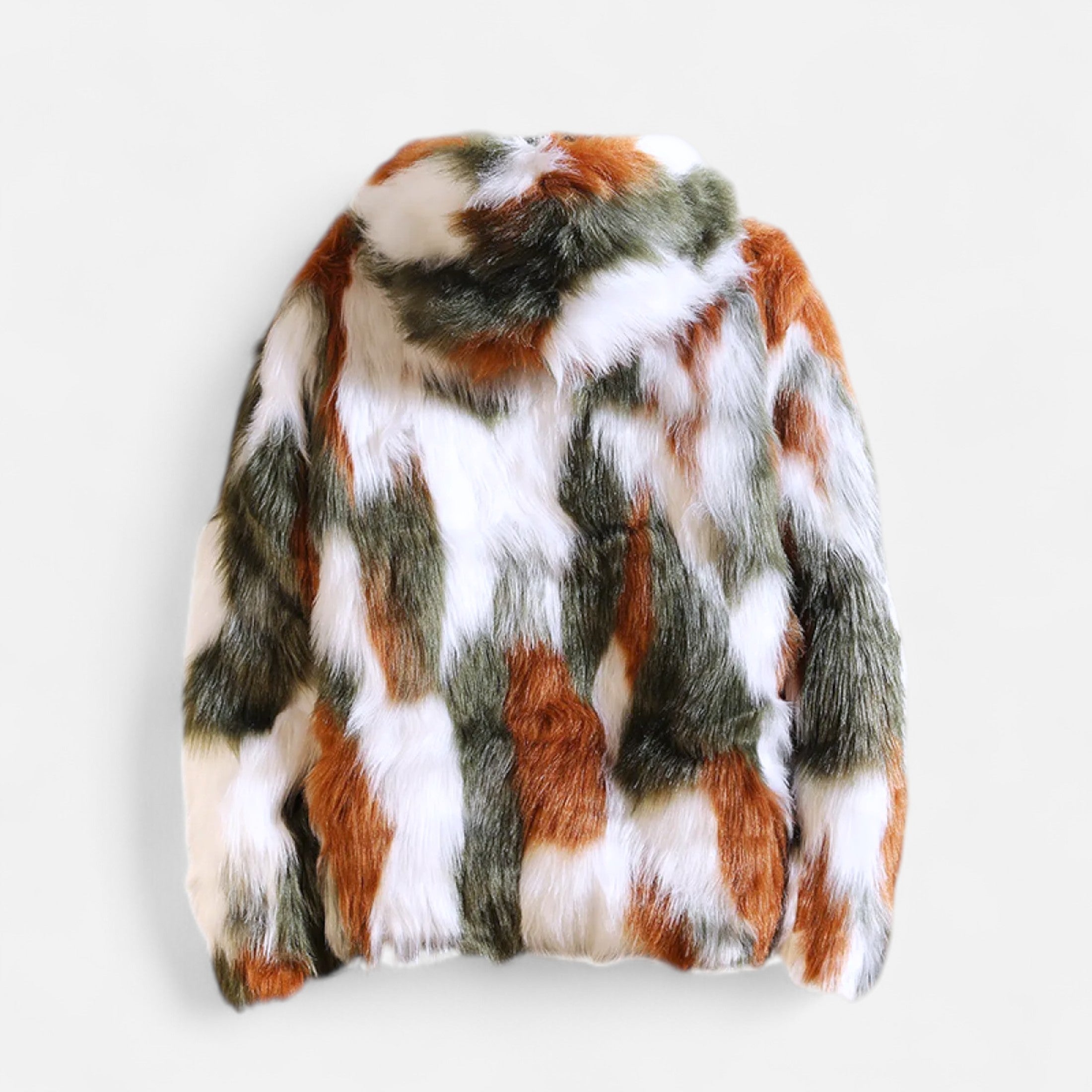 Old Ventuno | Men’s Hooded Fur Jacket – Winter Heritage Warmth