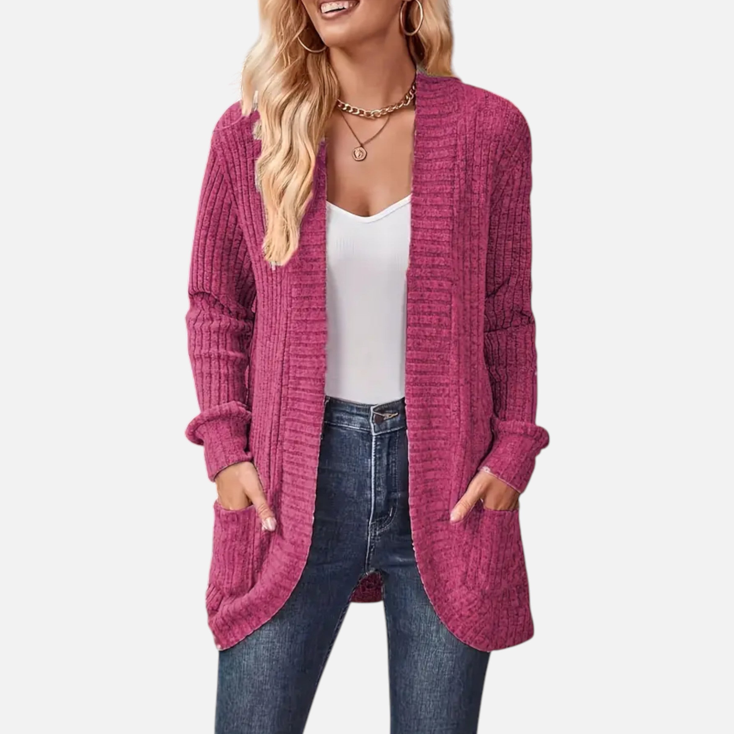 Old Ventuno | Women’s Knit Cardigan – Elegant Casual Essential