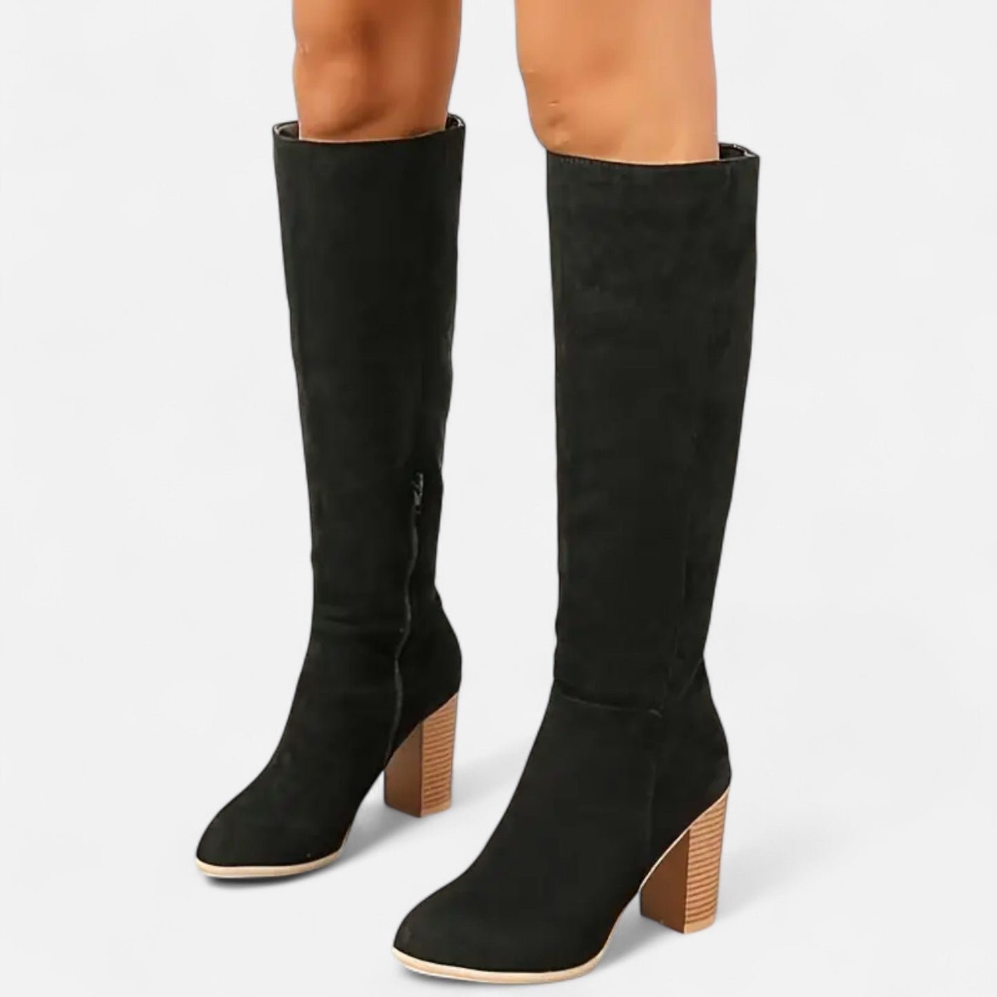 Old Ventuno | Women’s Long Boots – Equestrian Light Brown Elegance