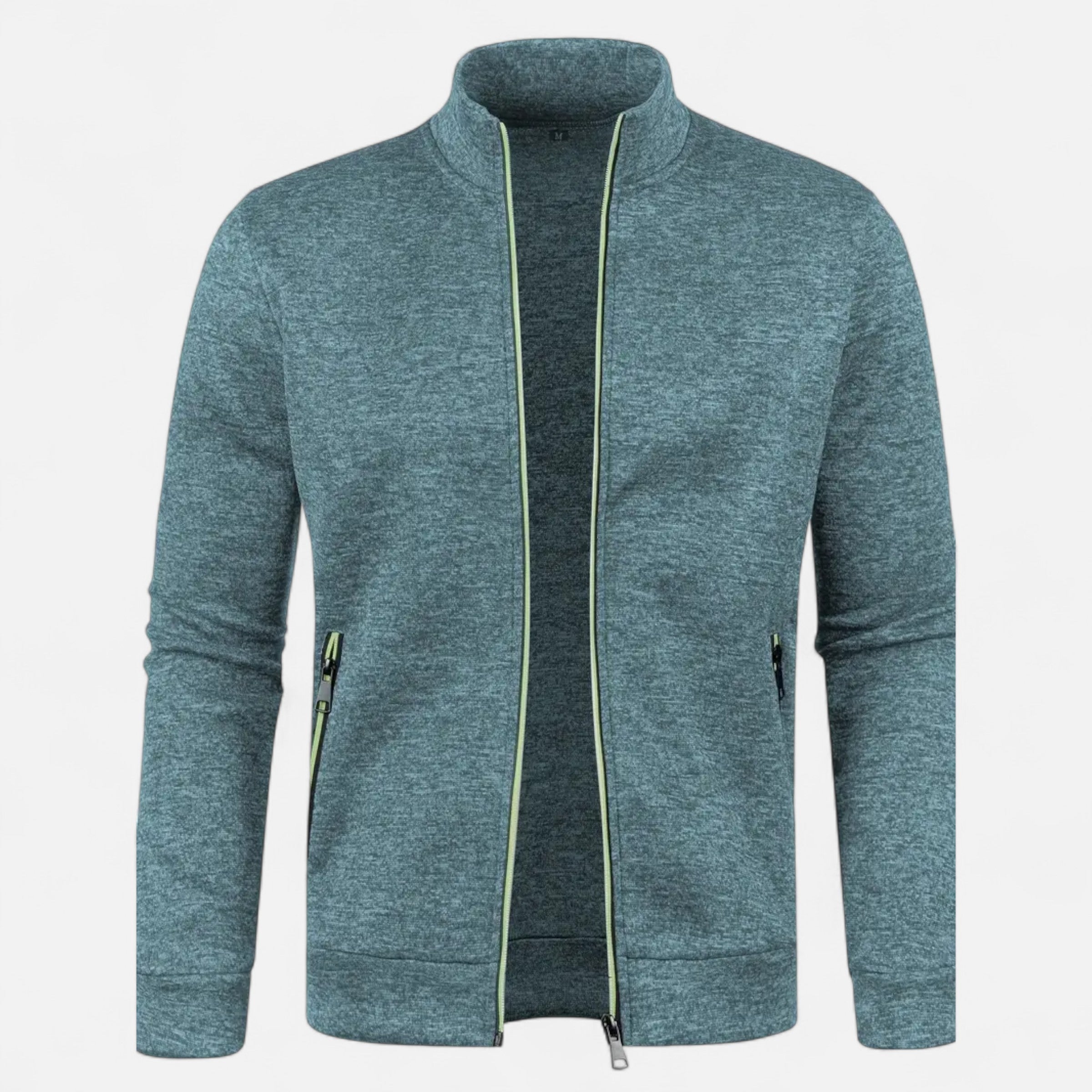 Old Ventuno | Men’s Zip Cardigan – Classic Autumn Winter Knit