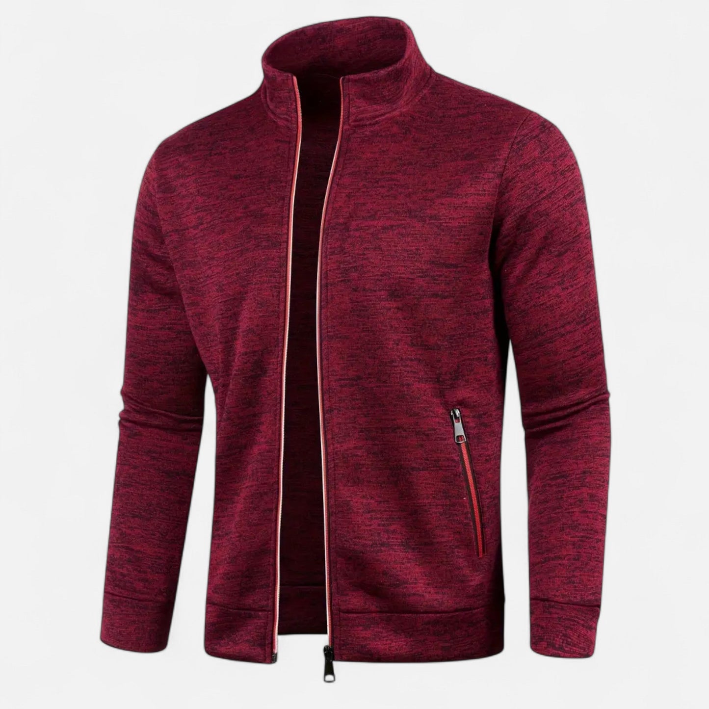 Old Ventuno | Men’s Zip Cardigan – Classic Autumn Winter Knit