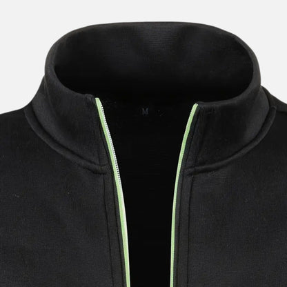 Old Ventuno | Men’s Zip Cardigan – Classic Autumn Winter Knit