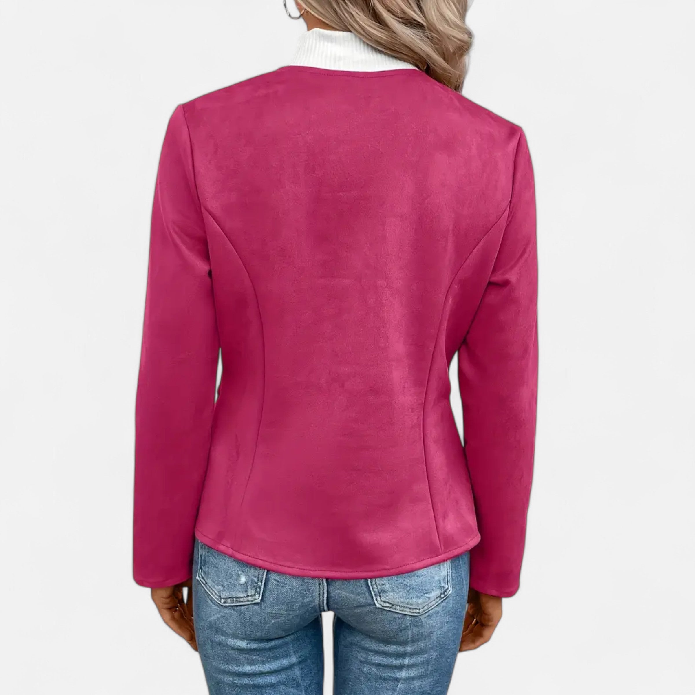 Old Ventuno | Women’s Cropped Jacket – Slim Zip-Up Elegance