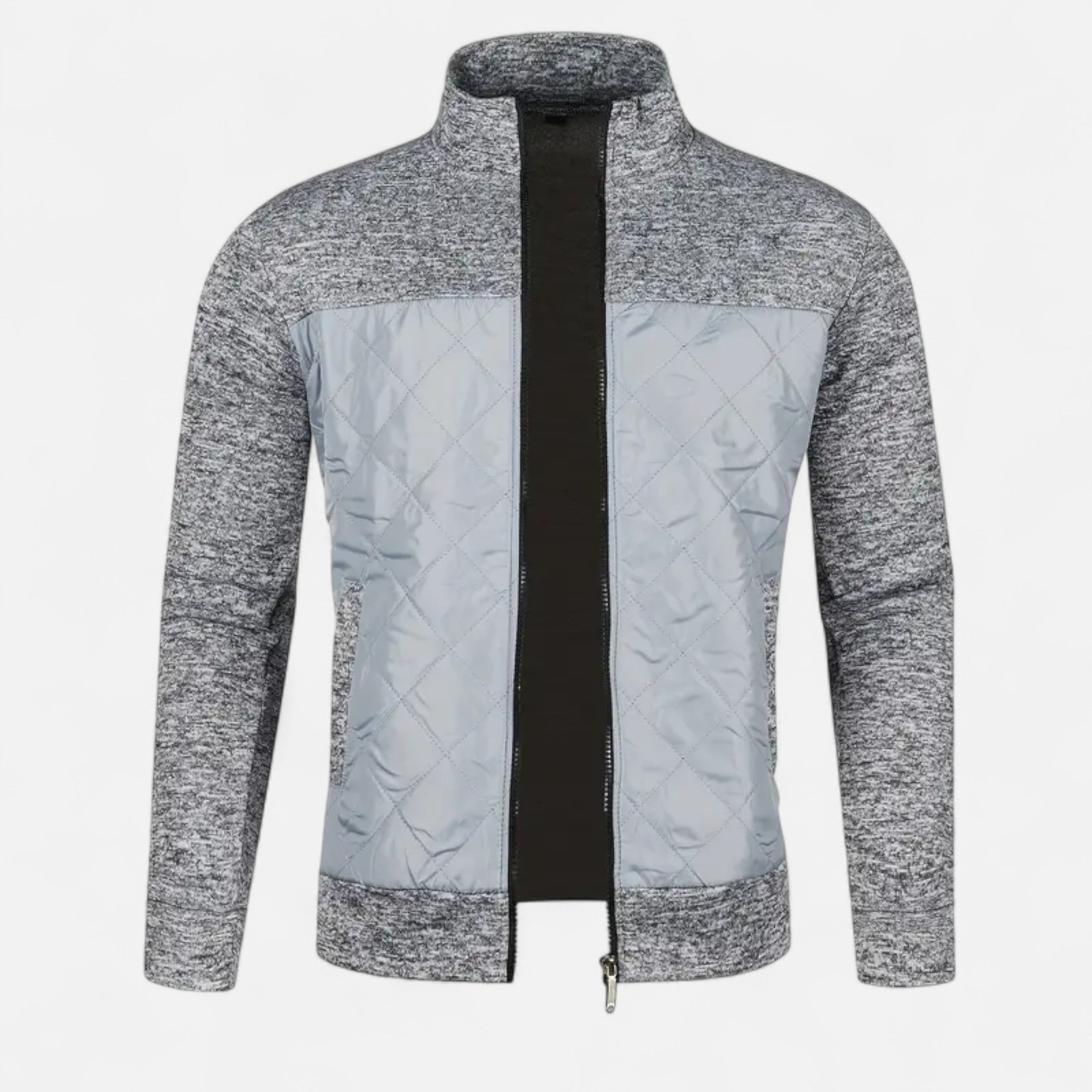 Old Ventuno | Men’s Zip Jacket – Refined Knit Autumn Elegance