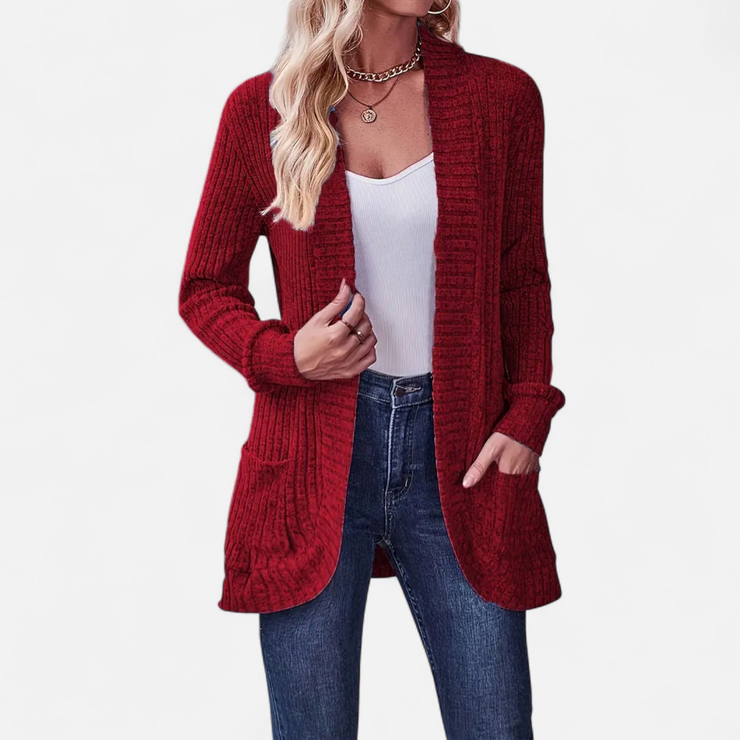 Old Ventuno | Women’s Knit Cardigan – Elegant Casual Essential