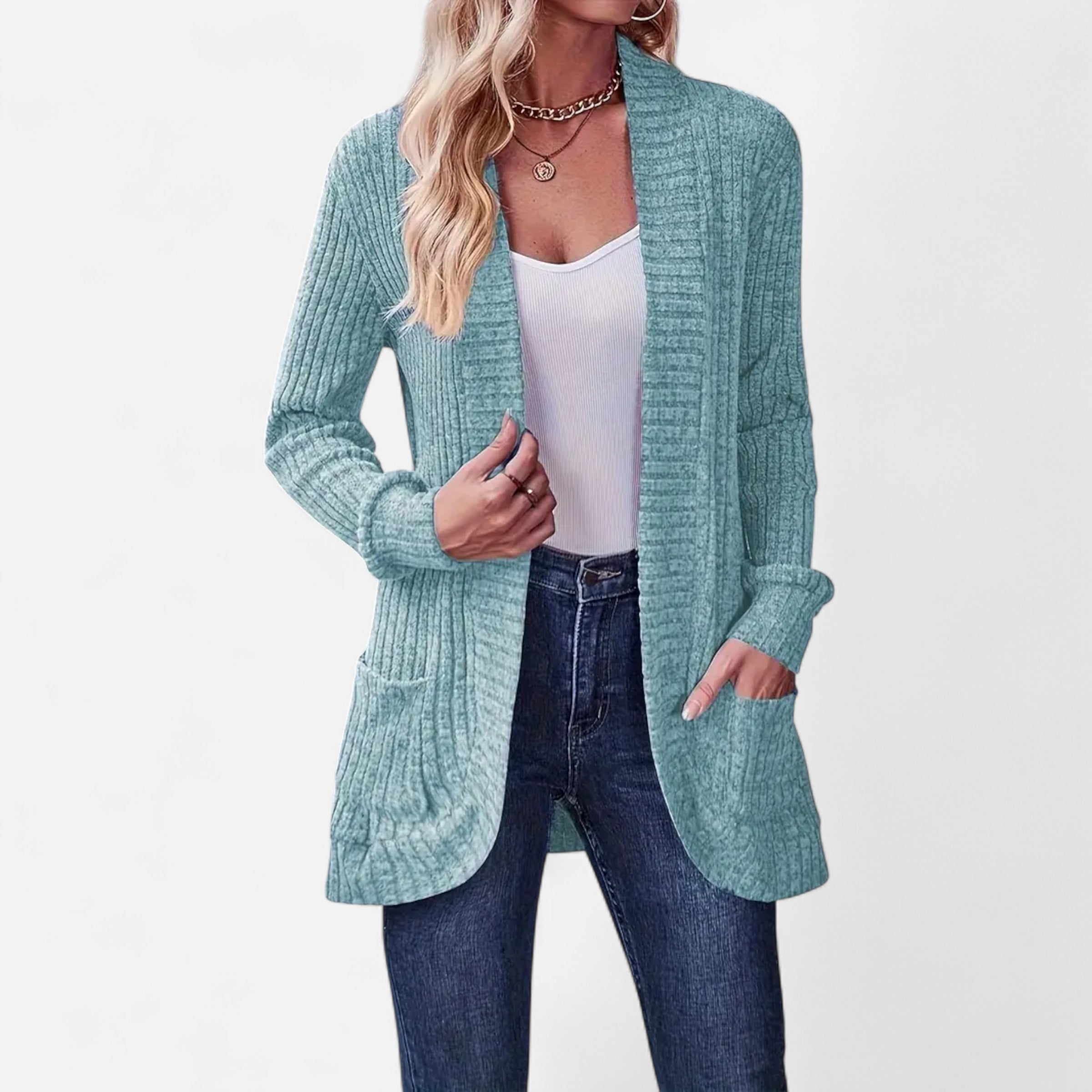 Old Ventuno | Women’s Knit Cardigan – Elegant Casual Essential