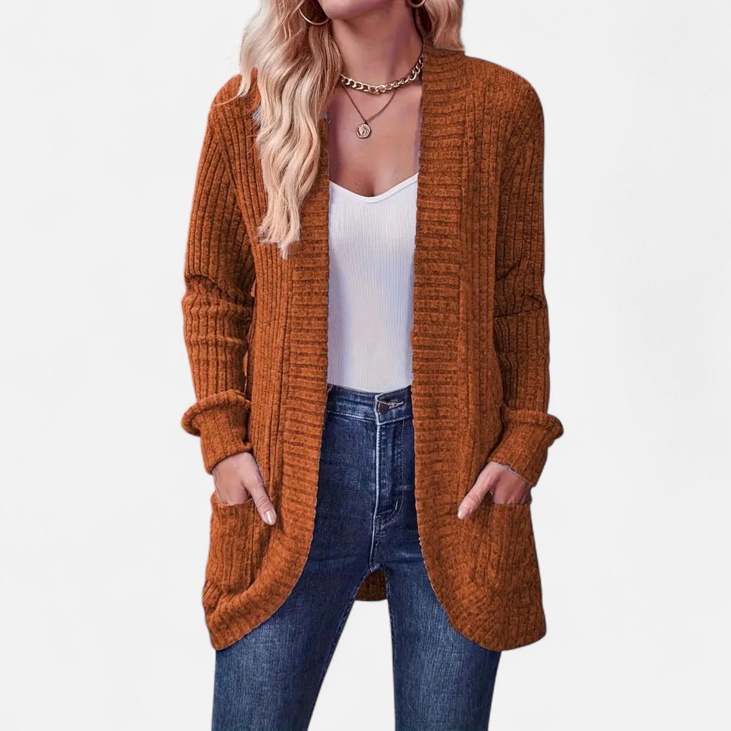 Old Ventuno | Women’s Knit Cardigan – Elegant Casual Essential