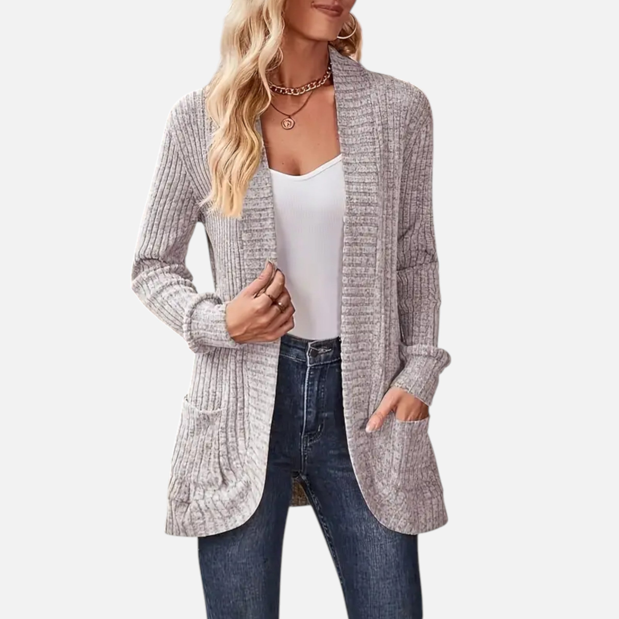 Old Ventuno | Women’s Knit Cardigan – Elegant Casual Essential