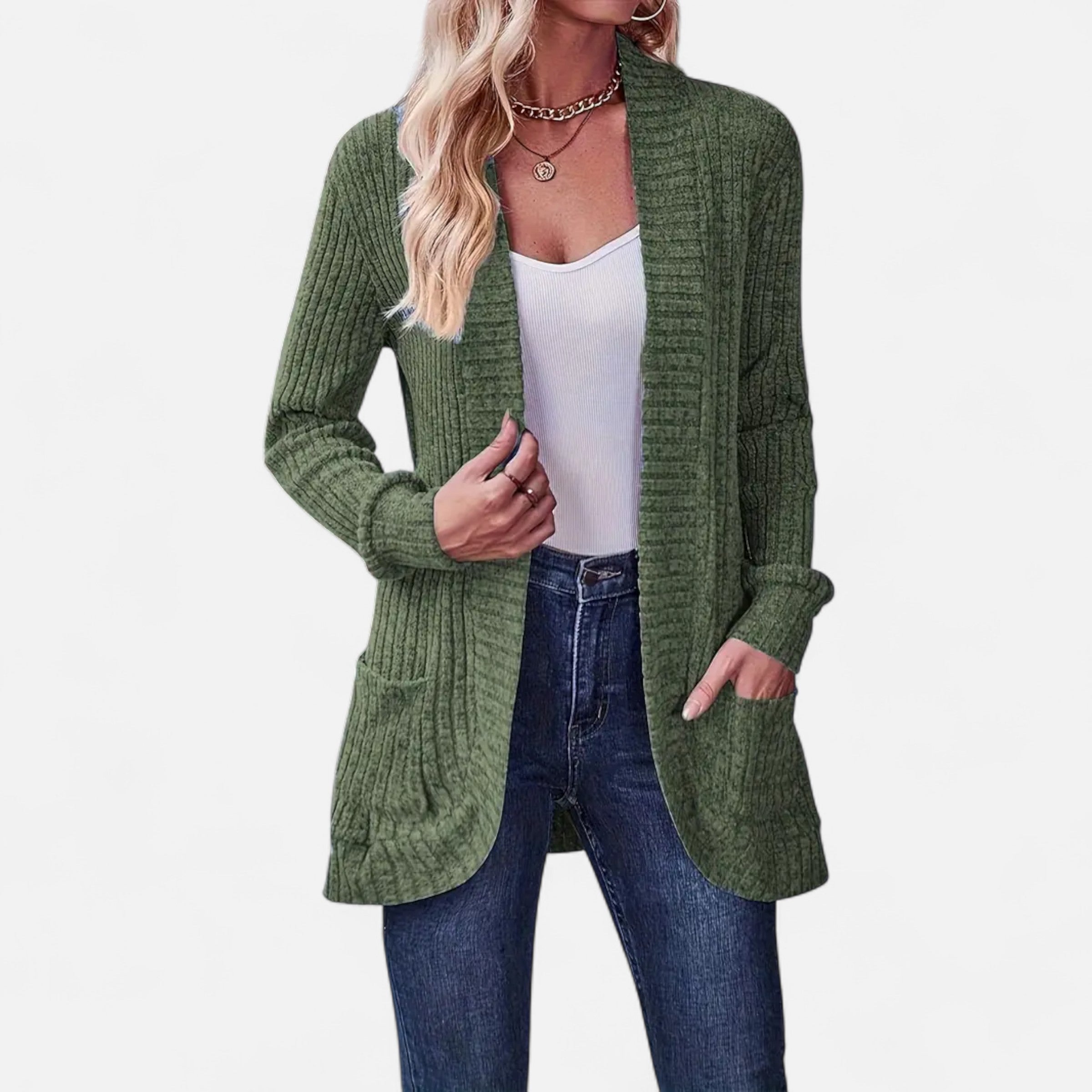Old Ventuno | Women’s Knit Cardigan – Elegant Casual Essential