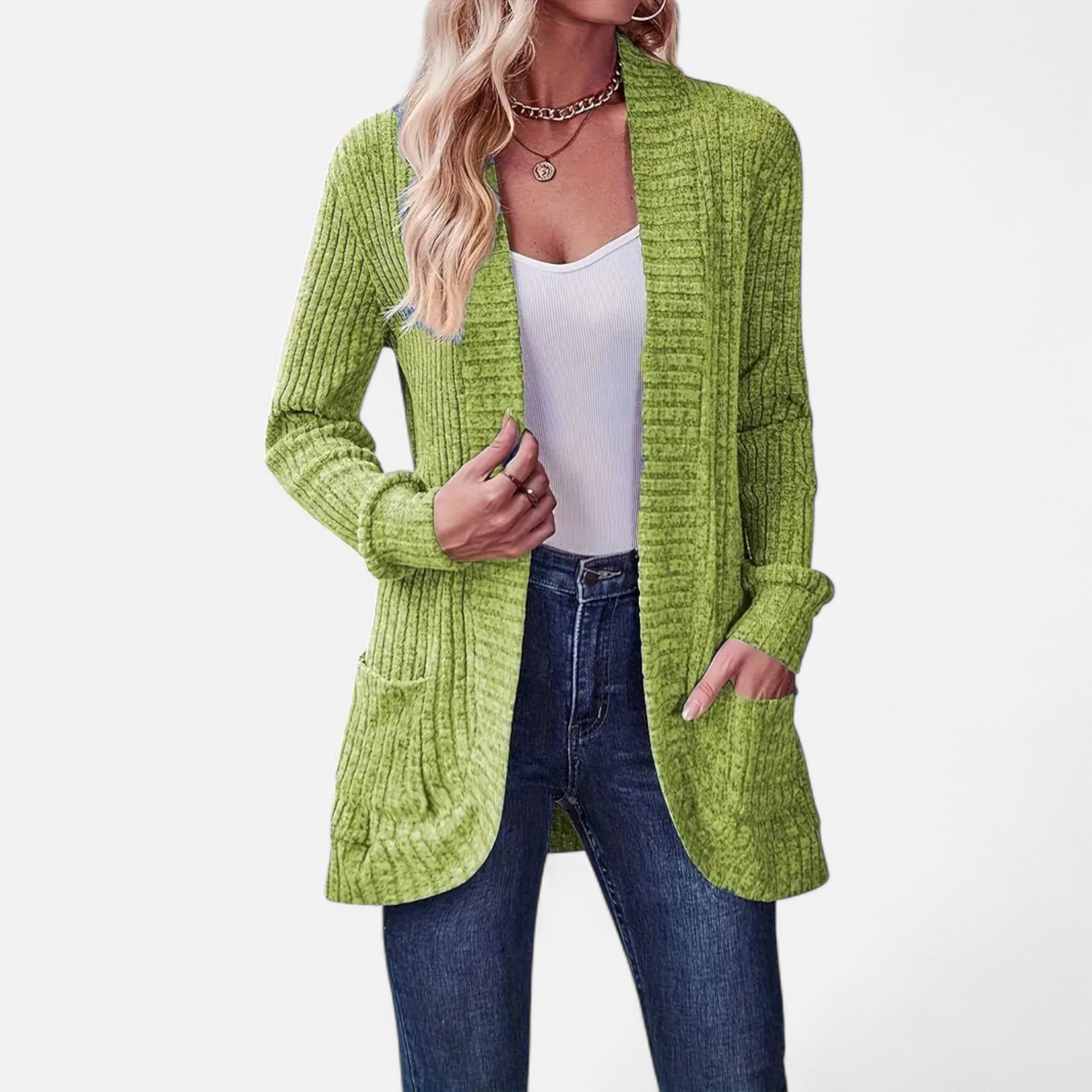 Old Ventuno | Women’s Knit Cardigan – Elegant Casual Essential