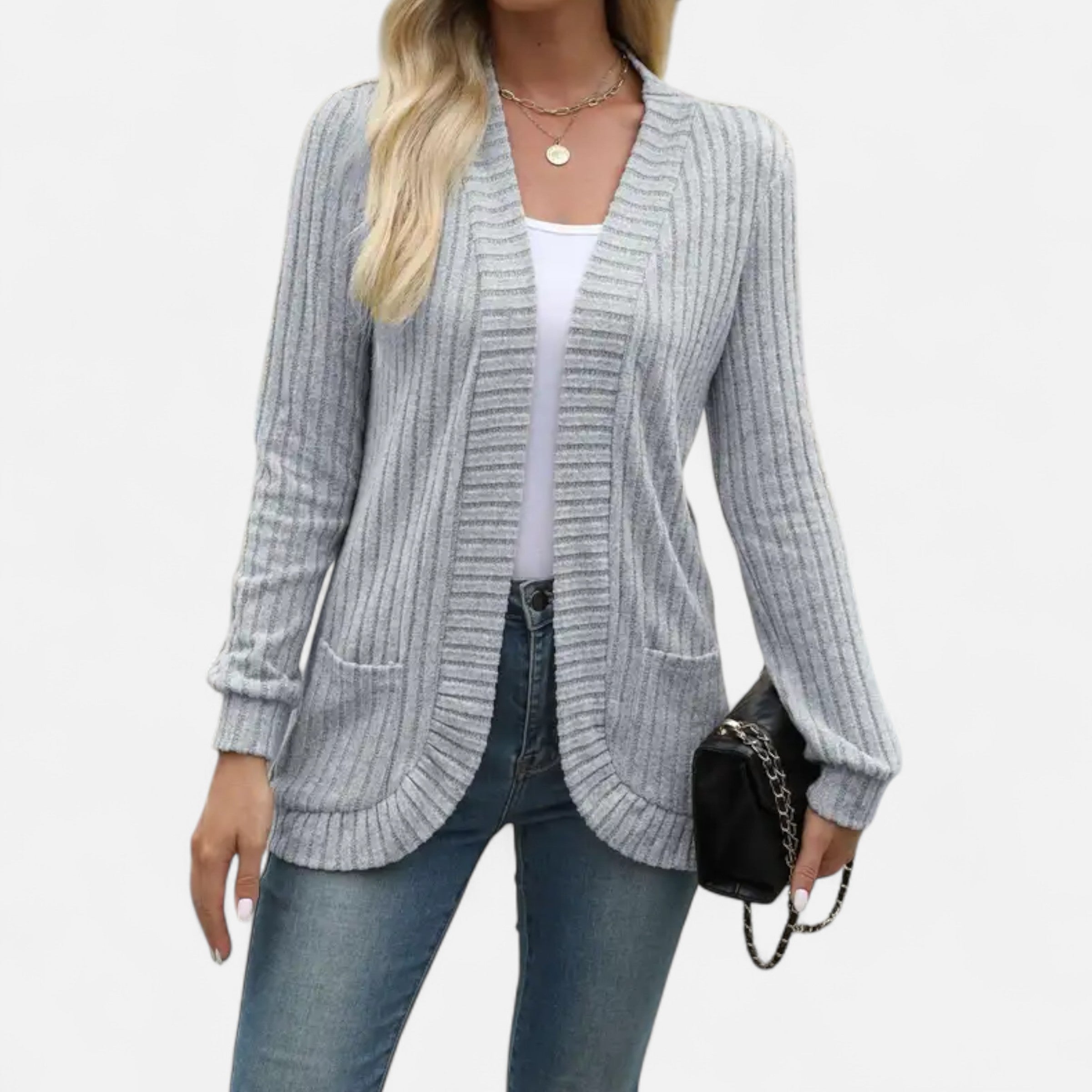 Old Ventuno | Women’s Knit Cardigan – Elegant Casual Essential