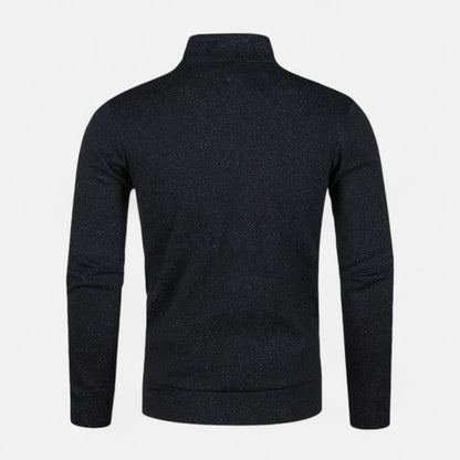 Old Ventuno | Men’s Zip Jacket – Refined Knit Autumn Elegance
