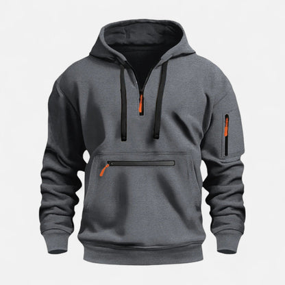 Old Ventuno | Men’s Hooded Sweater – Heritage Zip Pullover