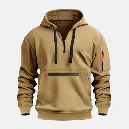 Old Ventuno | Men’s Hooded Sweater – Heritage Zip Pullover