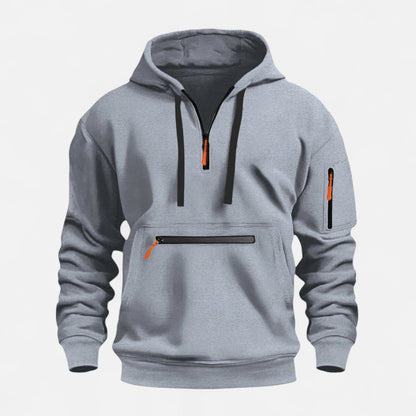Old Ventuno | Men’s Hooded Sweater – Heritage Zip Pullover