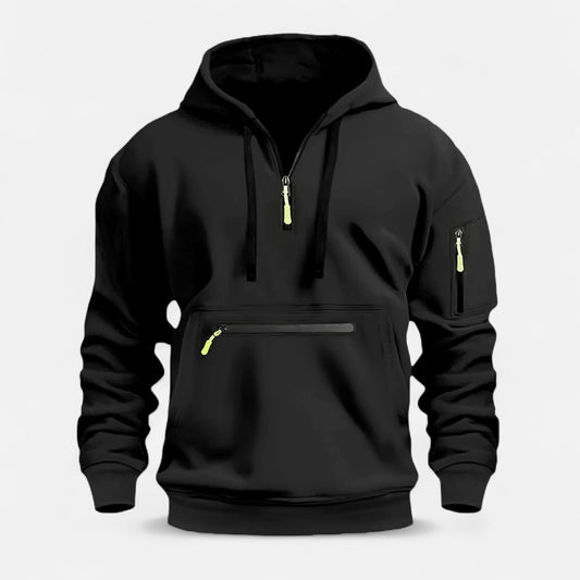 Old Ventuno | Men’s Hooded Sweater – Heritage Zip Pullover