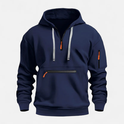 Old Ventuno | Men’s Hooded Sweater – Heritage Zip Pullover