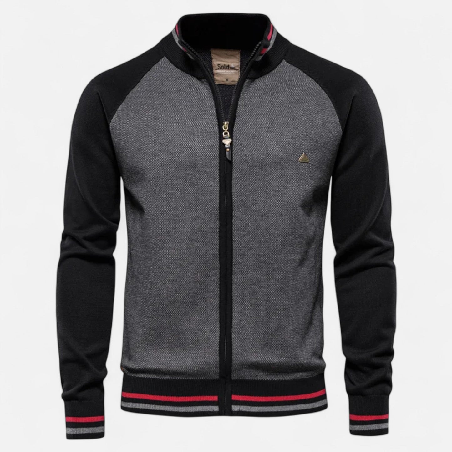 Old Ventuno | Men’s Zipped Sweater – Heritage Cotton Knit