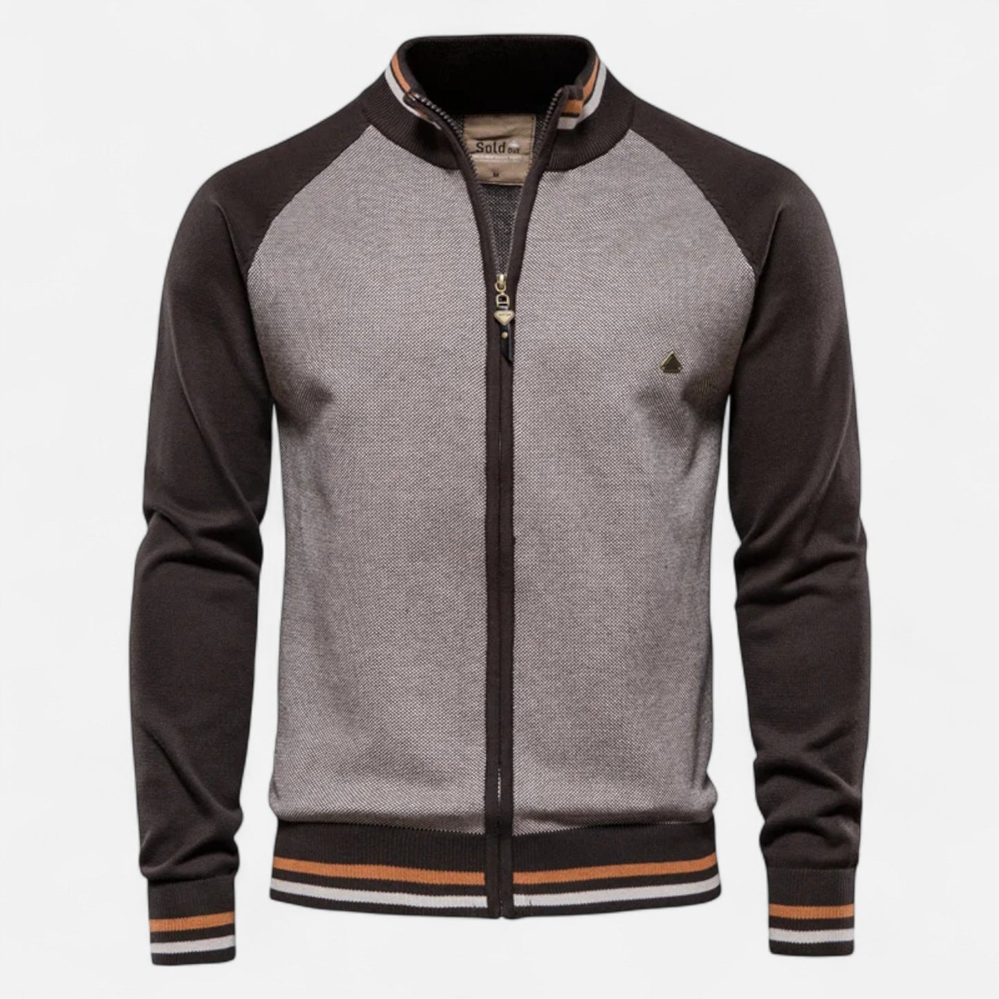 Old Ventuno | Men’s Zipped Sweater – Heritage Cotton Knit