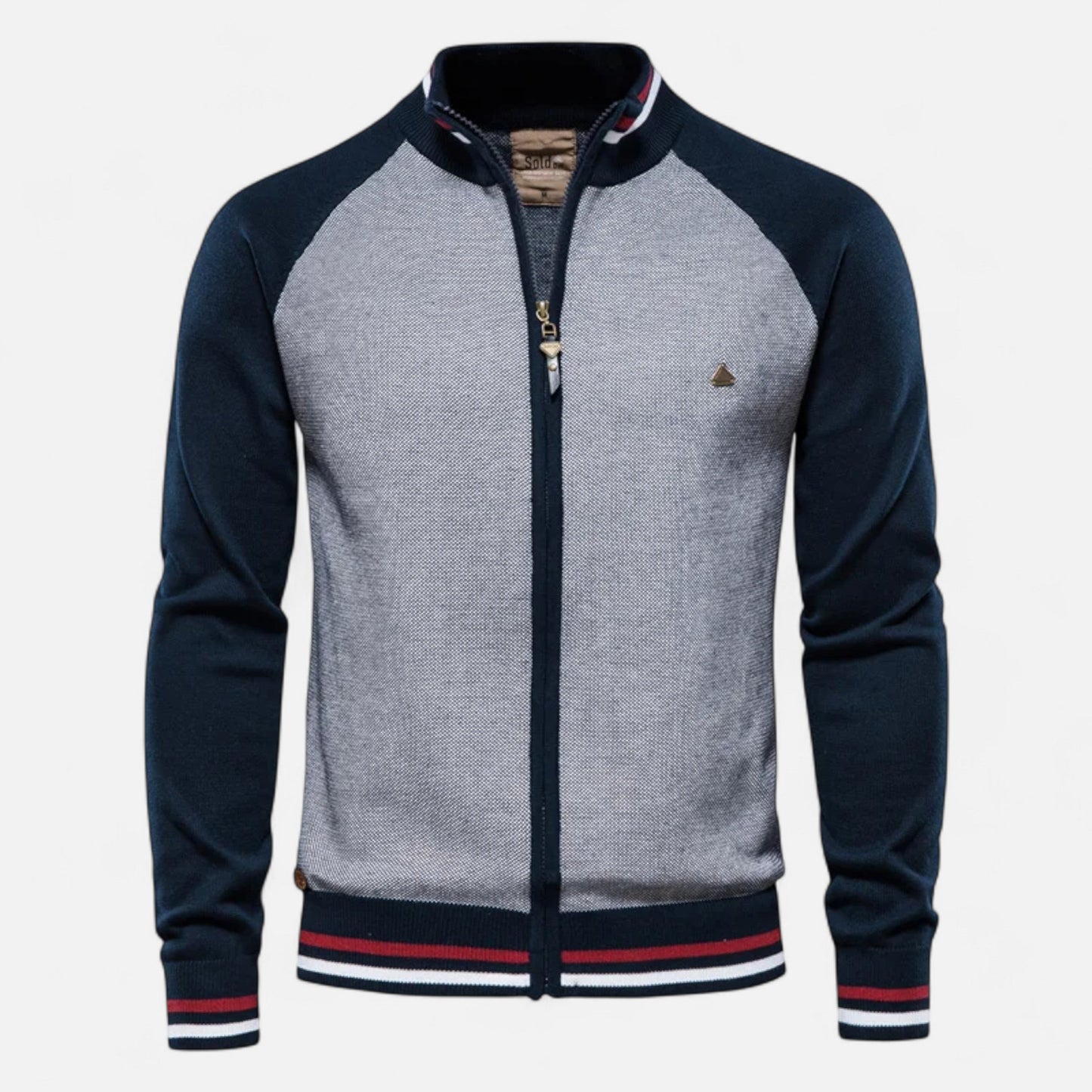 Old Ventuno | Men’s Zipped Sweater – Heritage Cotton Knit